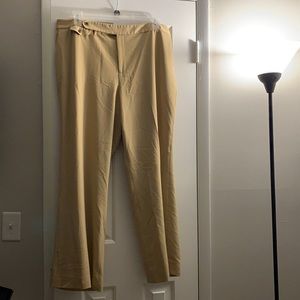 Lauren Ralph Lauren Tan Straight Leg Pants